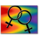 Gay Pride Lesbian Love Postcards Package of 8