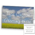 Inspirational Cards Personalized Landscape Cards Custom or Blank  Manitoba Pairie Cards