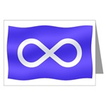 Metis Nation Greeting Card Metis Nation Cards Cool Metis Flag Cards & Metis Canada Gifts for Men, Women, Boys & Girls Original Canada Cards Metis Art Cards Flag Design by www.kimhunter.ca