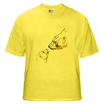 Polar Bear & Cub Yellow T-Shirt