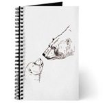  mother and cub bear art/ illustration Journal
