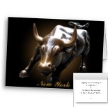 Personalized New York Souvenir Cards Custom New York Bull Cards