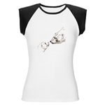 Polar Bear Art Women's Cap Sleeve T-Shirt Wildlife