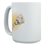 Polar Bear Art Large Mug Coffee Cup Wildlife Art