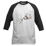 Polar Bear & Cub Baseball Jersey Wildlife Art