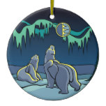 Fully Customizable Bear Art Ornaments Personalized Decorations and Your Name Here Christmas Decorations  New Polar Bear Ornaments & Bear Art Christmas Decorations Polar Bear Trinkets & Keepsakes 