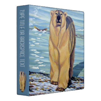 Polar Bear Book Binder Bear Art Photo Album Customizable Binders 