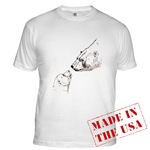 Polar Bear & Cub Fitted T-Shirt Art & Design