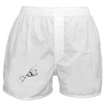 Polar Bear & Cub Art Boxer Shorts Wildlife Art