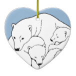 Fully Customizable Bear Art Ornaments Personalized Decorations and Your Name Here Christmas Decorations 