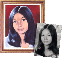 Painted Portraits Custom painted portrait artist Commissioned Portrait Paintings by Vancouver Portrait Painter, Artist Kim Hunter - Oil on Canvas Portrait Paintings from Photographs by Artist INDIGO aka KIM HUNTER 