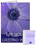Blue Flowers Cards Personalized Greeting Cards