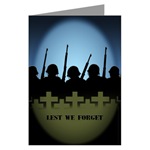 Lest We Forget Greeting Cards Packof 10 War & Peace