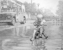 Custom Pencil Drawing from an old newspaper clipping Custom illustration Pencil portrait sketch / drawing