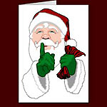 Santa Christmas Cards Blank Holiday Classic Santa Clause Greeting Card Christmas Greetings Christmas Cards for Friend Family Men Women Kids Home & Office Original Fun Santa Holiday Art Cards Holiday Greeting or Blank Christmas Cards Santa Holiday Cards & Gifts Design by Kim Hunter. See www.kimhunter.ca for many more Cards & Keepsakes Online. 