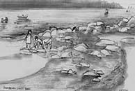 Beach pencil Sketch Sketching at 2nd Beach in Vancouver's Stanley Park pencil drawing  by contemporary Canadian Artist INDIGO aka Kim Hunter pencil drawing  by Canadian Vancouver BC Artist INDIGO aka Kim Hunter Pencil Sketches / Drawings / Illustration Flowers Wildlife Landscapes Sketches Ink Drawings & Original Art & illustration landscape sketches, wildlife, nudes, people, portraits, pets, Art & Design Pencil, graphite & ink sketches & drawings by Kim Hunter freelance professional artist