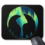 Polar Bear Art Mousepad Stylish Wildlife Mousepad 