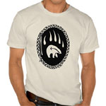 New Tribal Art Men's T-shirts Organic & Plus Size bear Art Shirts Available 