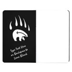 Tribal Bear Note Books Sketchpads Personalized Bear Claw Journals 