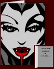 Cool Vampire Cards Personalized Halloween Invitations 