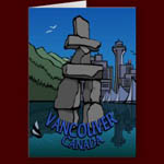 Vancouver Cards Canada Inukshuk Cards & Vancouver Gifts