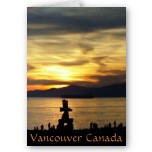 Vancouver Cards Blank Custom Vancouver Canada Souvenir Greeting Cards Postcards Vancouver Invitations